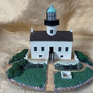 Danbury Mint lighthouse figurine, Old Point Loma. collectible. Great gift idea.